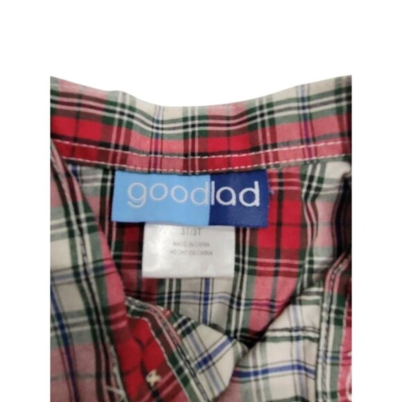 Good Lad Christmas Sweatervest with plaid shirt (3T) - Moose in scarf on sweater - Picture 4 of 5